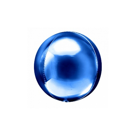 Шар (20'/51 см) Сфера 3D, Синий, 1 шт.